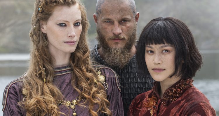 Fox Action Vikings S4 Reina Aslaug Alyssa Sutherland Ragnar Travis